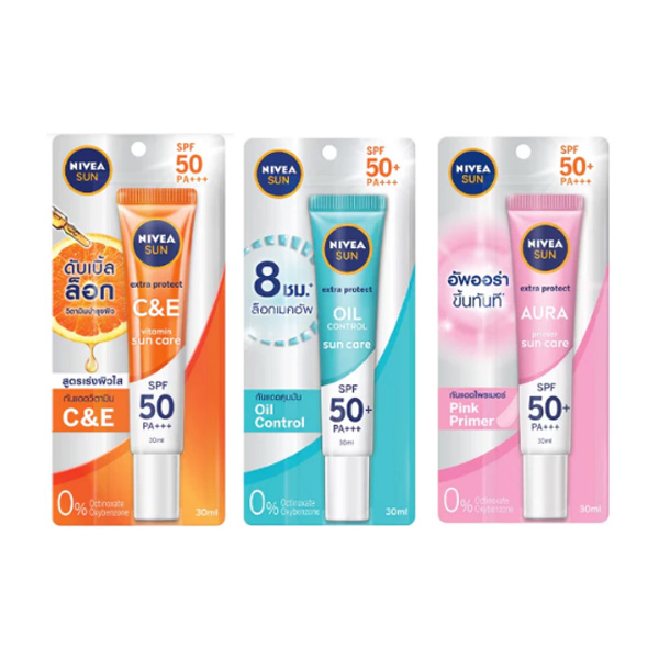 [무게배송]<br>니베아 선케어 세럼 3종 비타민 C&E 선크림 SPF50 PA+++  30ml / NIVEA Sun C E SPF50/PA+++ 30ml